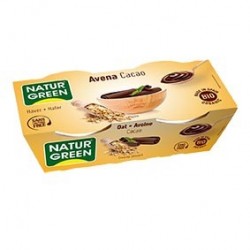 Photo Dessert Avoine-Cacao 2x125g Bio Naturgreen