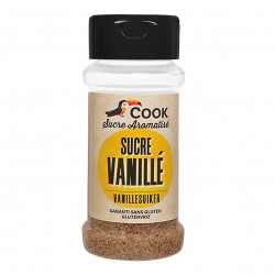 Photo Sucre de canne vanillé 65g bio Cook