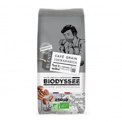Photo Café grain 100% arabica médium 250g bio Biodyssée