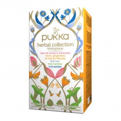 Photo Assortiment d'infusions Herbal Collection 20 sachets bio Pukka