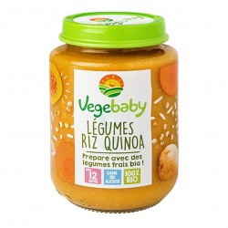 Photo Pot légumes-riz-quinoa 190g bio Vegebaby