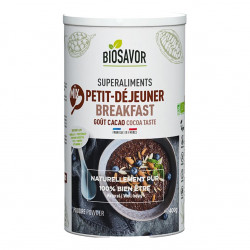 photo Mix Petit-déjeuner Cacao en poudre 400g bio Biosabor