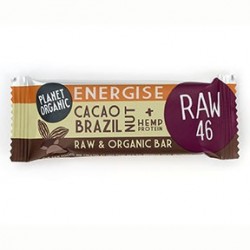 Photo Barre Energétique Noix du Brésil-Cacao 30g Bio Planet Organic